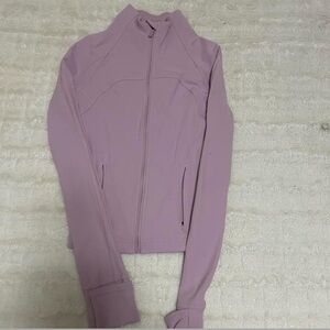 Lululemon pink cropped define jacket